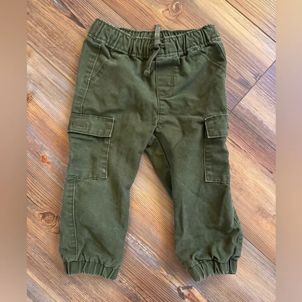 Old Navy, 18-24M Kids Olive Green Joggers